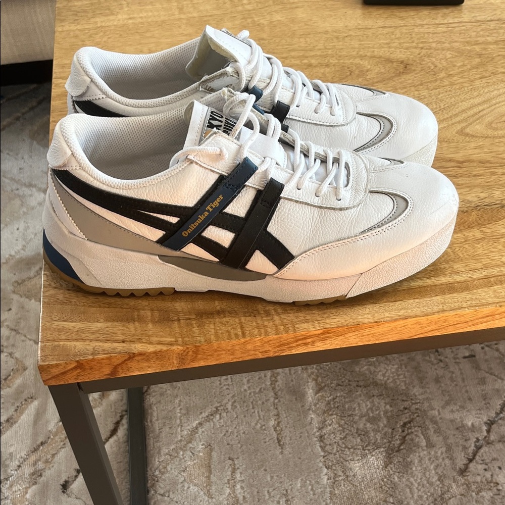 Onitsuka Tiger by Asics White and Black Sneakers
